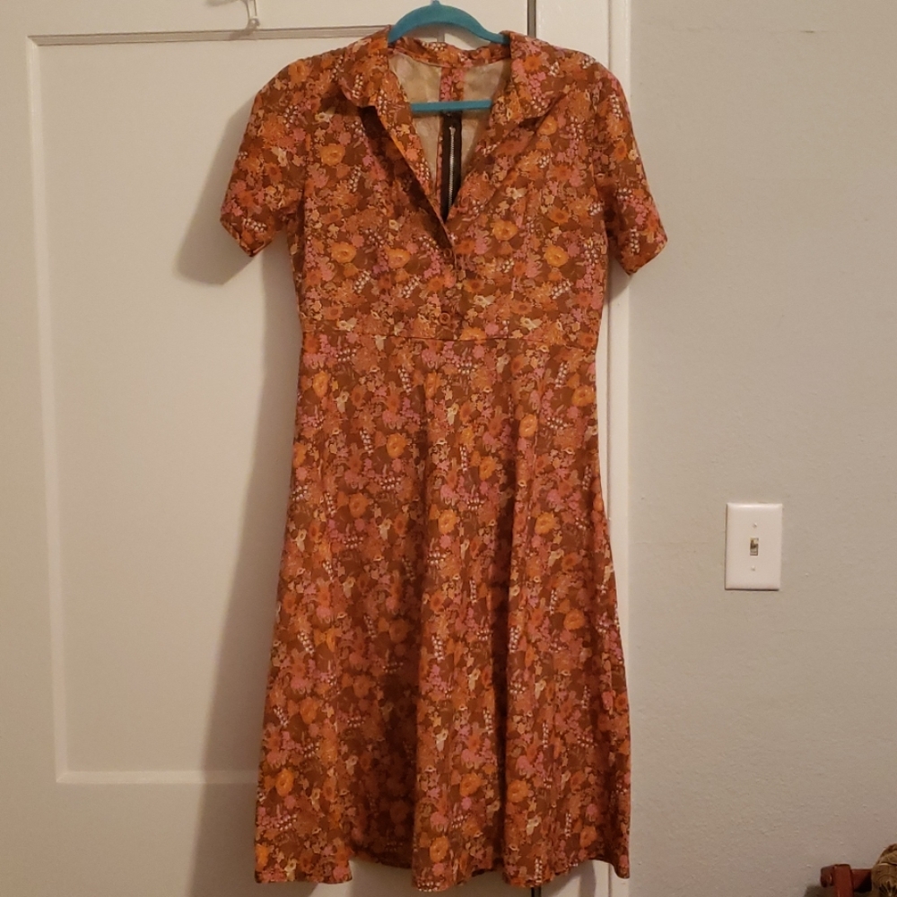 Gorgeous Vintage Handmade Dress 🌻🌸🍂🌼